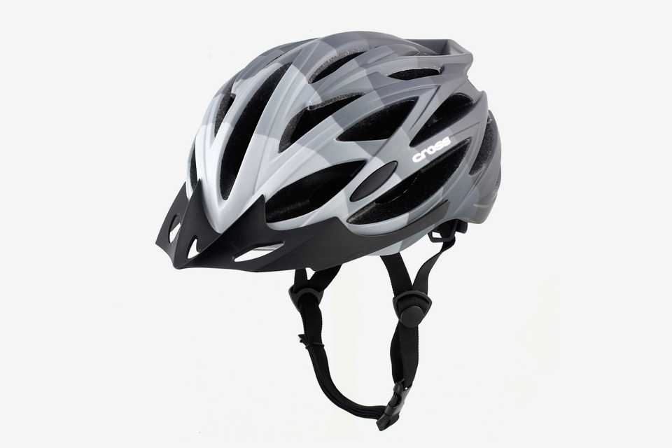 Cross Adults Bike Helmet - Black Gradient.