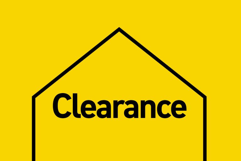Shop clearance.