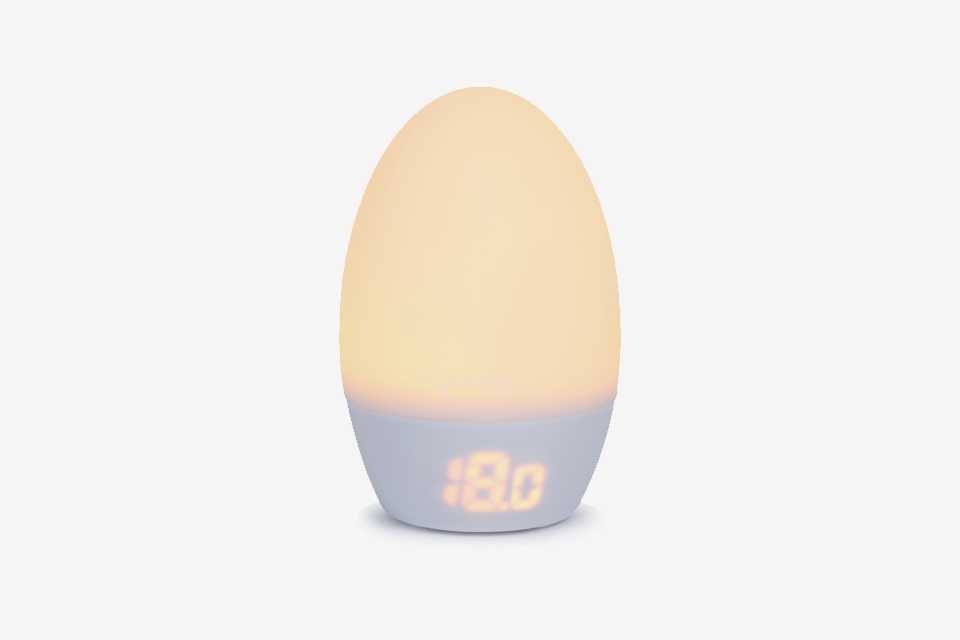 A Tommee Tippee Groegg digital room thermometer and nightlight.