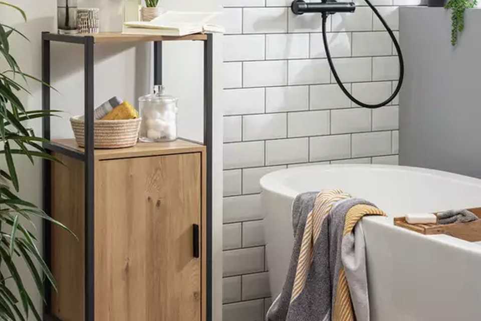 Argos bathroom storage units deals