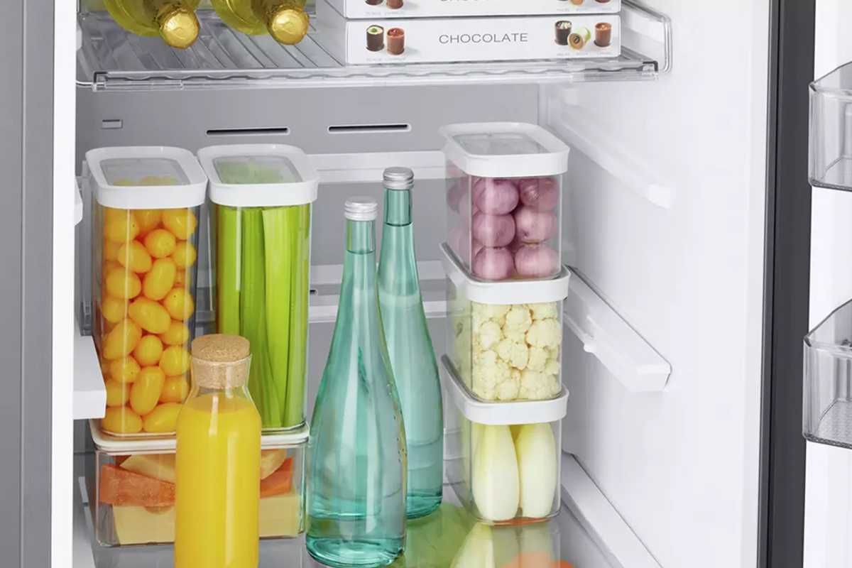 Samsung energy efficient fridge freezer.