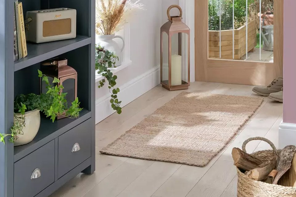 Habitat Natural Jute flatweave runner.