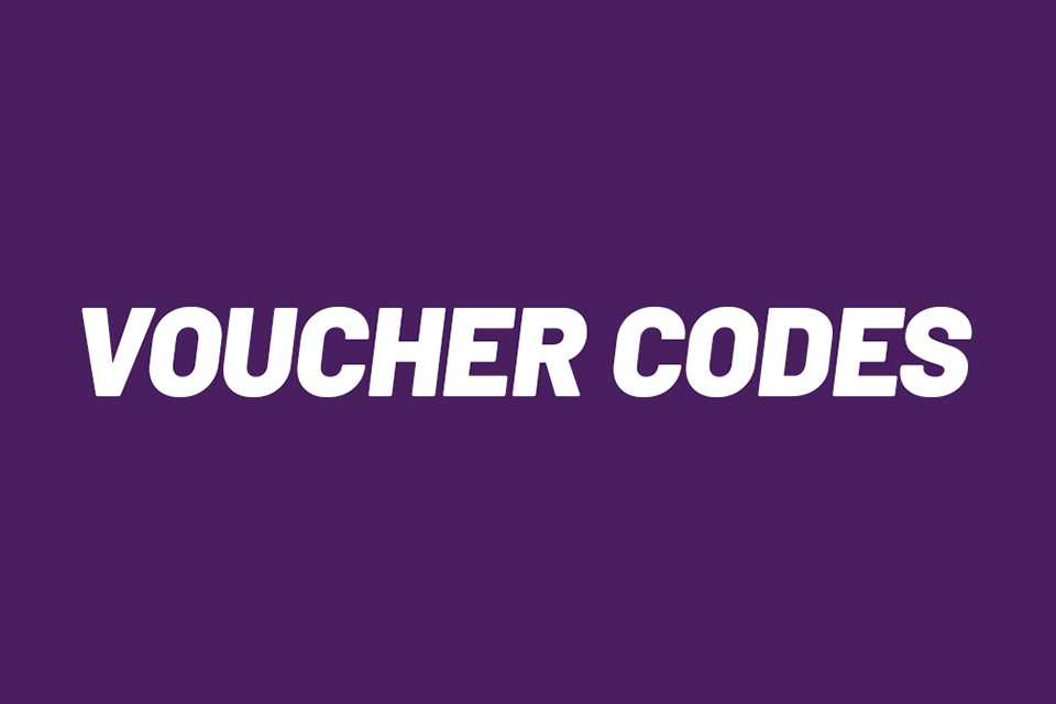 Voucher codes.