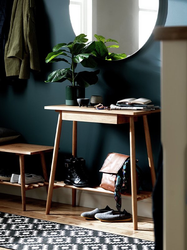 Hallway storage ideas.