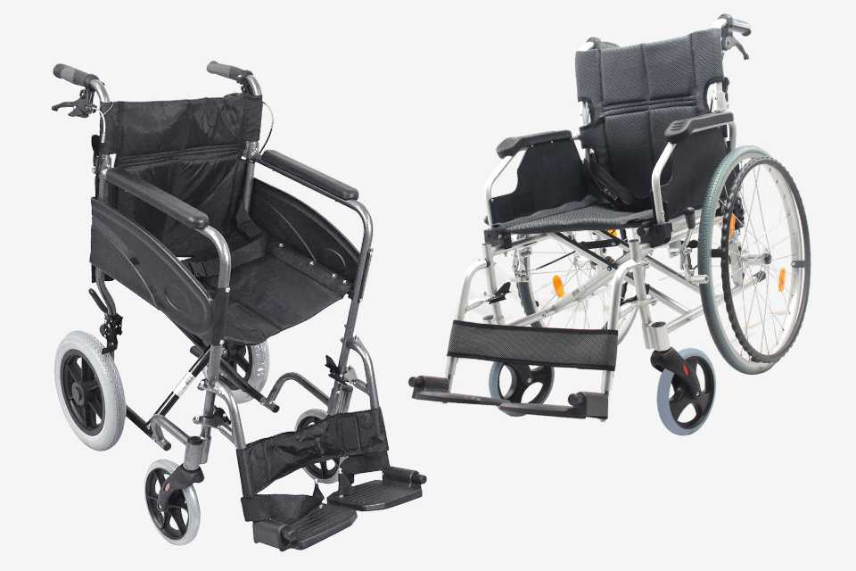 Self Propelled Wheelchair & Attendant Propelled Wheelchair.