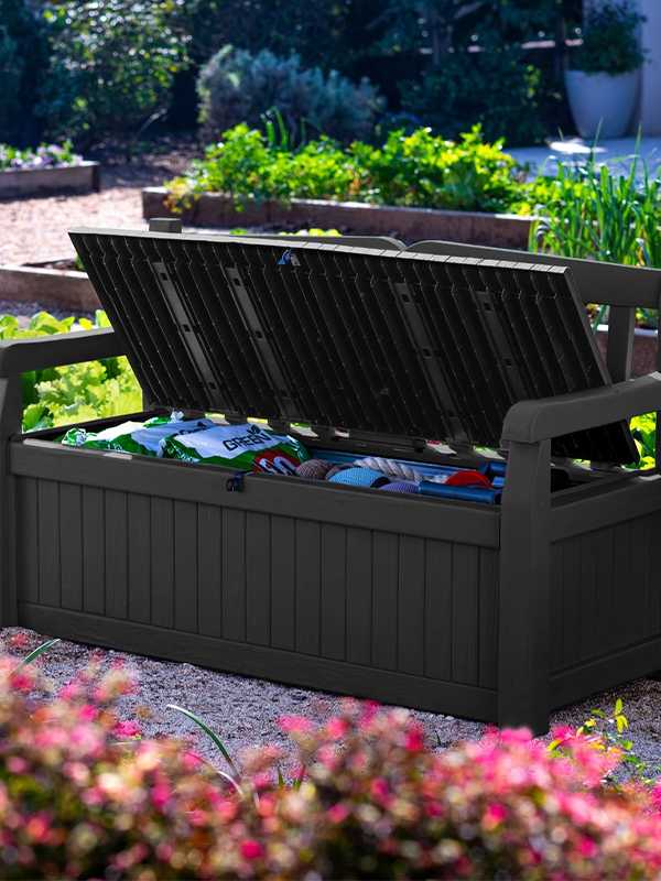Garden Storage Boxes Outdoor Cupboards Argos