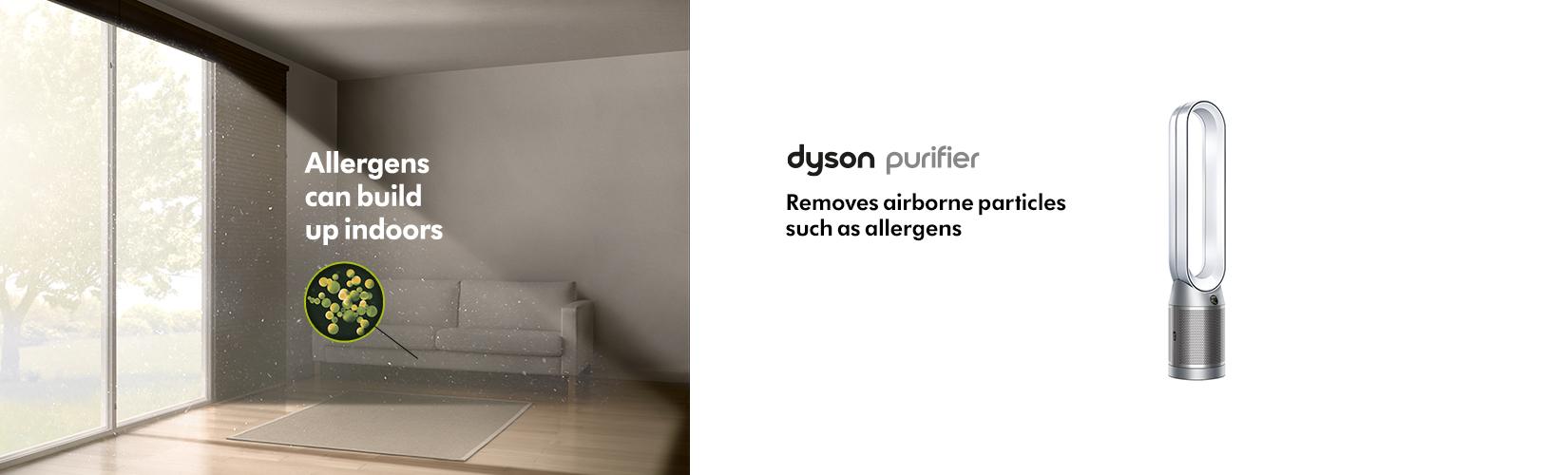 Dyson purifier cool. Night mode for lighter sleepers. Monitors and purifies.