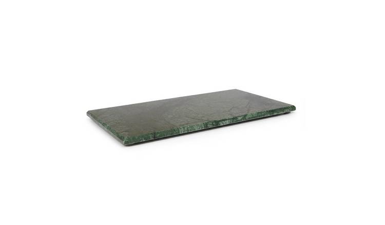 Argon Tableware Marble Serving Board - Green - 17.5 x 32.5cm
