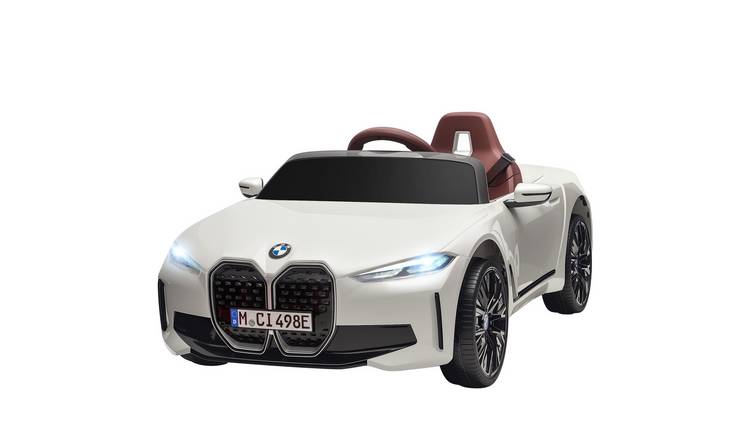 HOMCOM BMW i4 12V Ages 3 to 6 Remote Control Electric Ride on Car – White