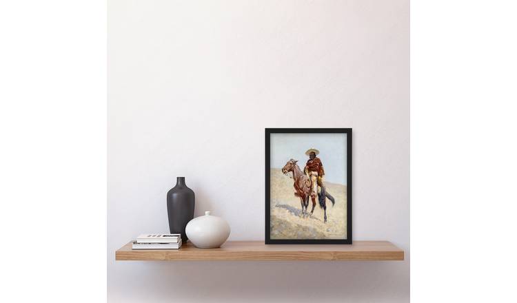 Frederic Remington A Mexican Vaquero Cowboy Framed Art Print - A4