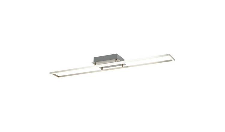 Happy Homewares Brushed Nickel LED Strip - Ideal Ceiling Light - 91cm