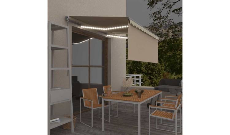 Walplus Electric Polyester Retractable - Cream - 350 x 250 cm - 3.5 x 1.2 cm