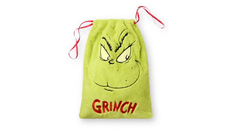 The Grinch Character Kids Unisex Drawstring Bag - Green