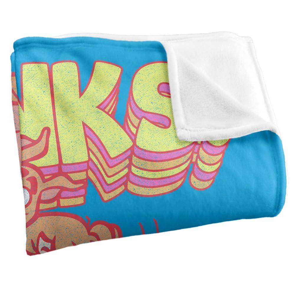 Scooby Doo Zoinks Repeat Print Soft Touch Blanket - 147cm x 91cm - Image 2
