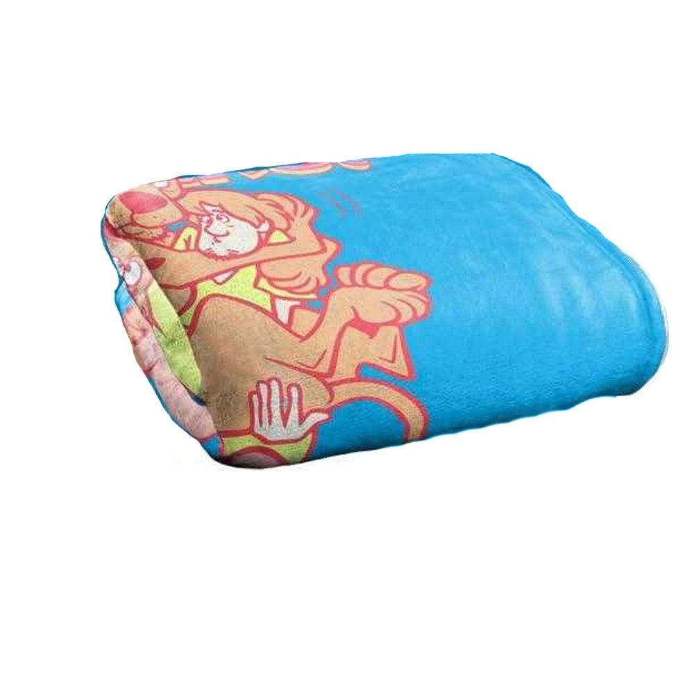 Scooby Doo Zoinks Repeat Print Soft Touch Blanket - 147cm x 91cm - Image 3