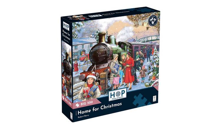 The House of Puzzles Home for Christmas BIG 500 Piece Jigsaw Puzzle