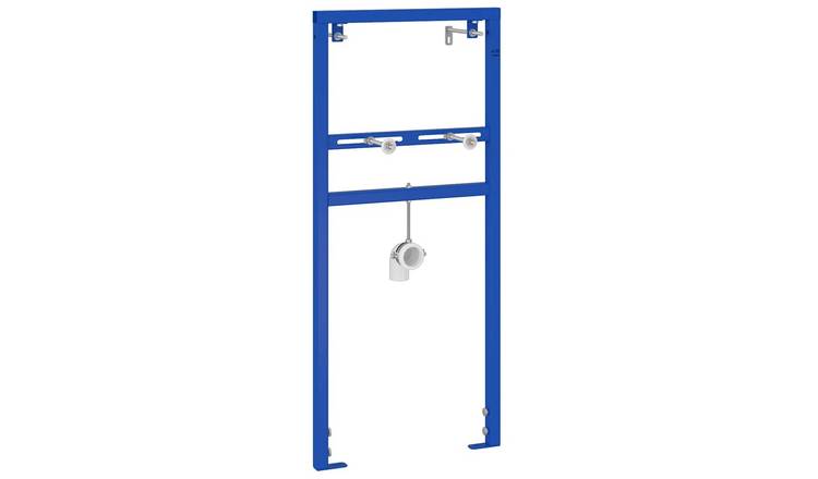 Walplus Blue Steel Adjustable Bathroom Wall Support - 50 x 3 x 112 cm