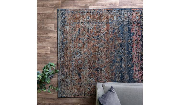 Mega Flooring Multi Traditional Floral Rug - 120 x 170cm
