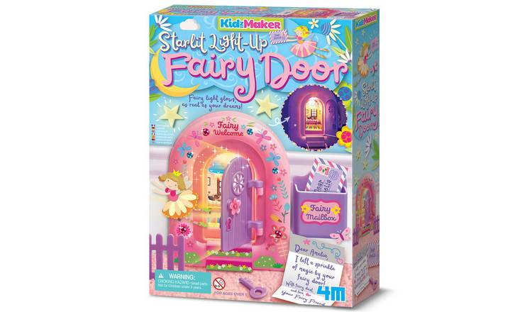 4M Starlit Light-Up Fairy Door - 5 Years +