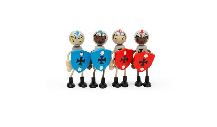 Bigjigs Toys Medieval Knights Dolls - 18 Months +