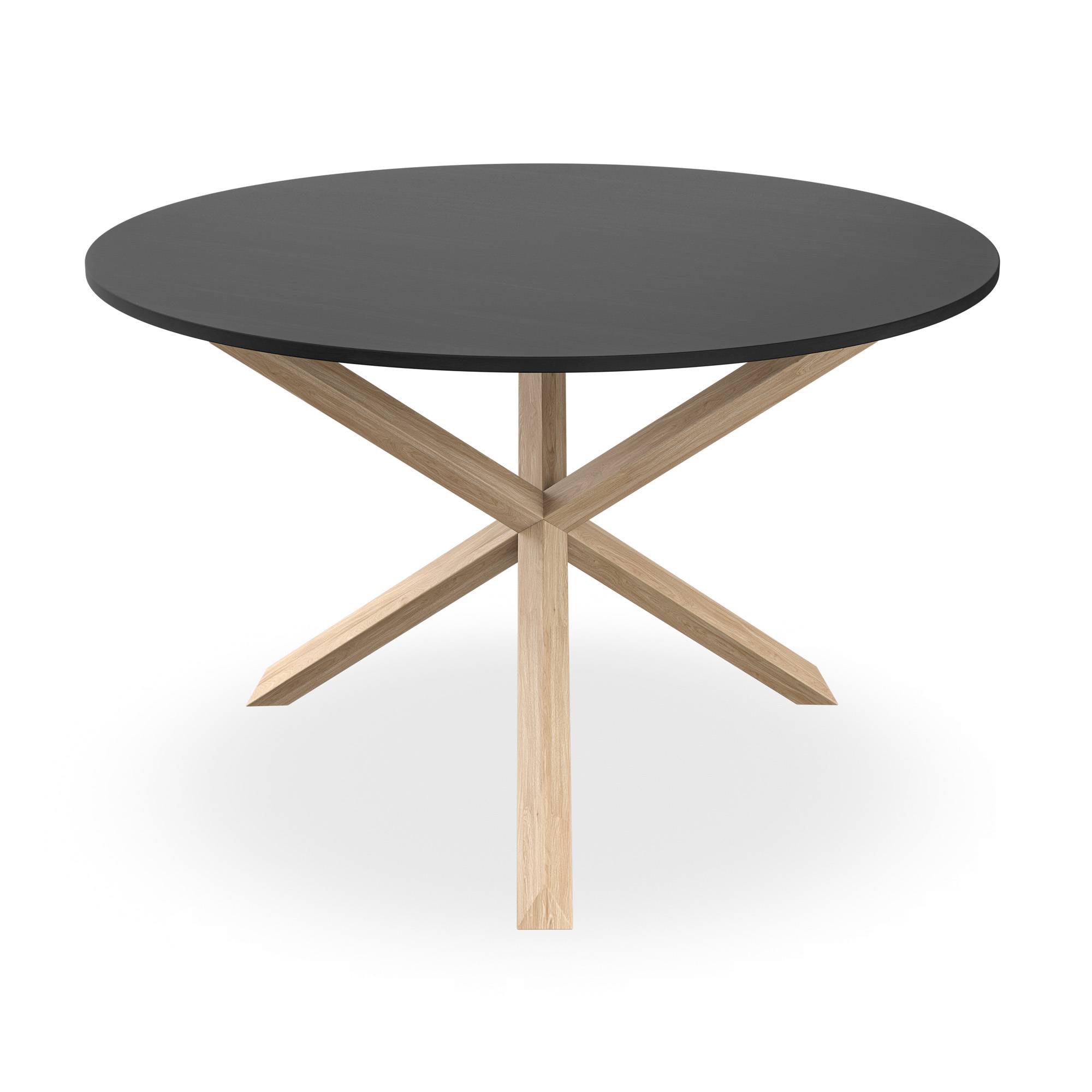 Furniture Online Malvern Maya Black Top Dining Table & 6 Ivory Chairs - Image 3