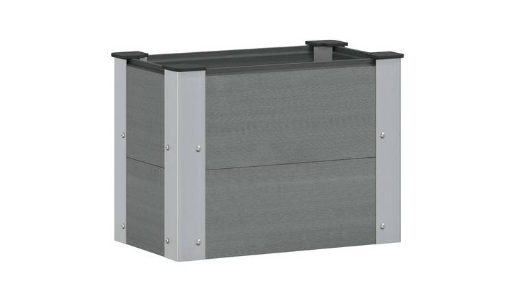 Walplus Raised Garden Bed - Grey - 50 x 30 x 36 cm