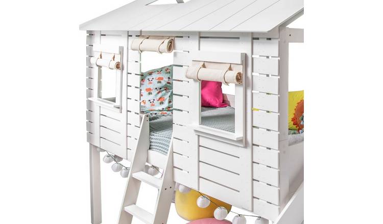 Noa & Nani Hans Canvas Roll Up Windows & Door for Christopher Cabin Bed - White