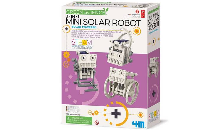 4M Green Science 3-in-1 Mini Solar Robot - 5 Years +