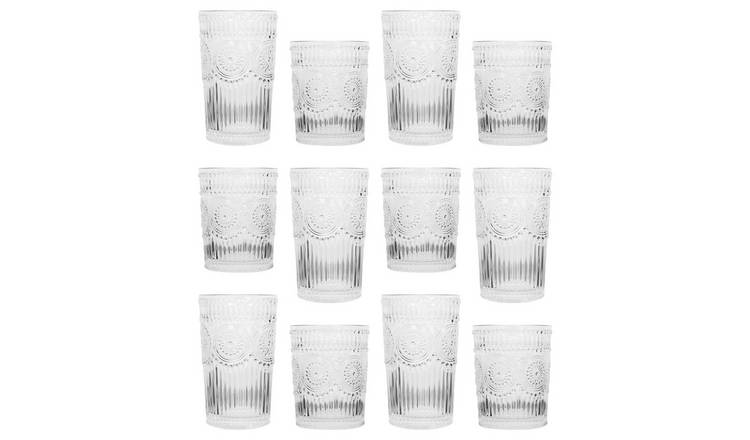 Argon Tableware 12 Piece Amore Glass Tumbler Set