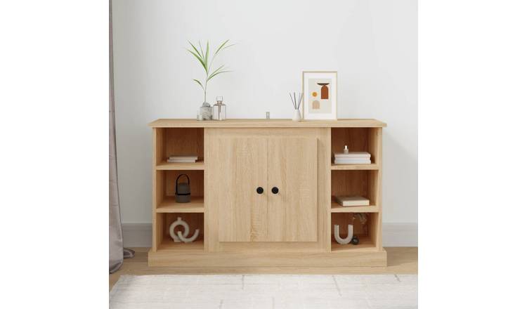 Walplus Engineered Wood Sideboard - Sonoma Oak - 100 x 35.5 x 60 cm
