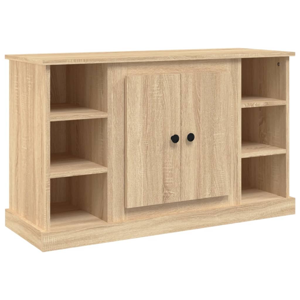 Walplus Engineered Wood Sideboard - Sonoma Oak - 100 x 35.5 x 60 cm - Image 2