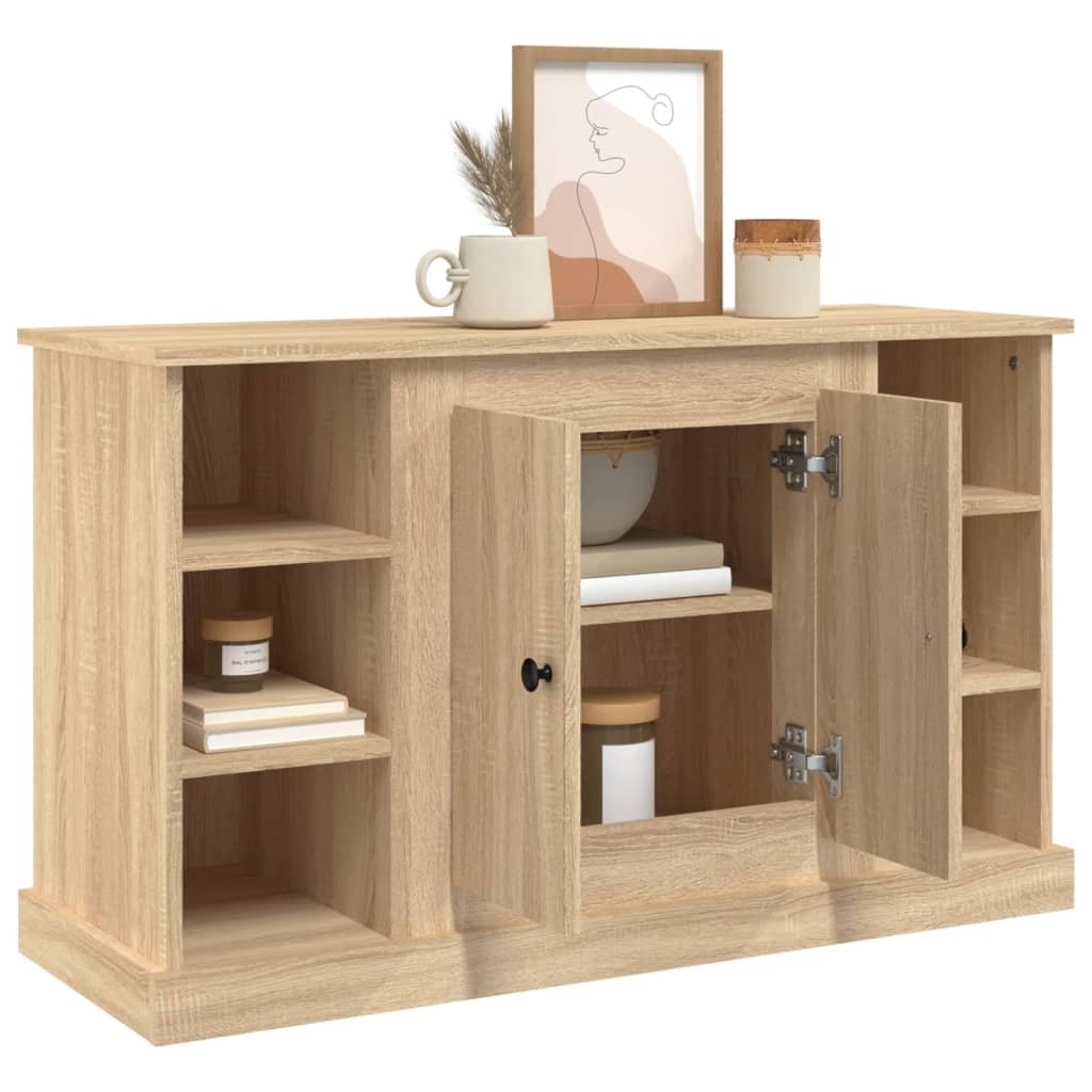 Walplus Engineered Wood Sideboard - Sonoma Oak - 100 x 35.5 x 60 cm - Image 5