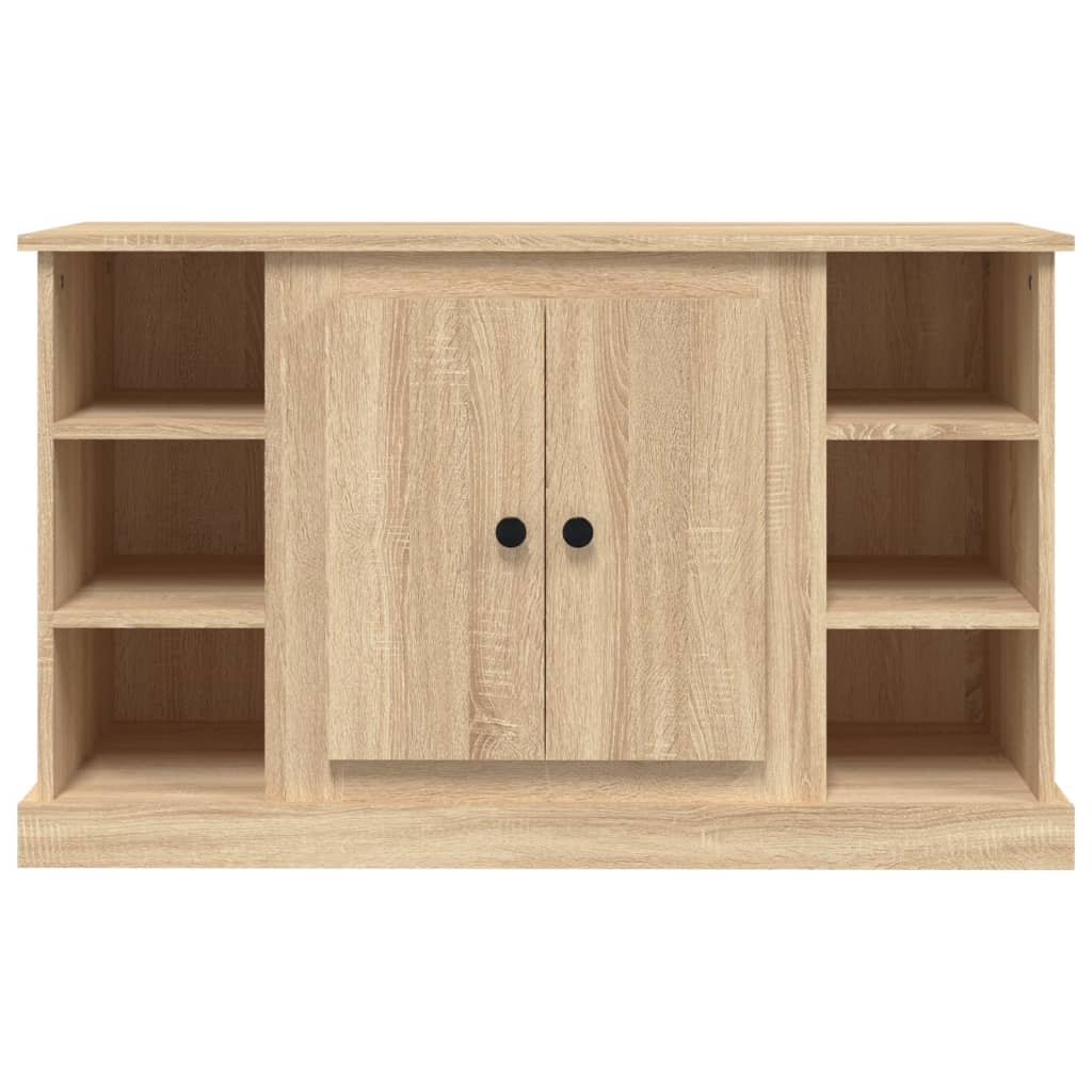 Walplus Engineered Wood Sideboard - Sonoma Oak - 100 x 35.5 x 60 cm - Image 6