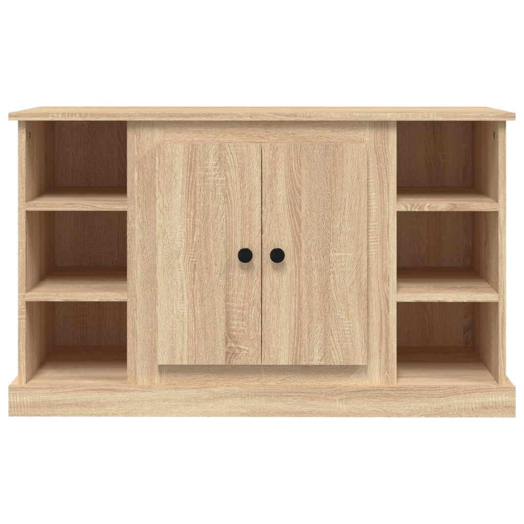 Walplus Engineered Wood Sideboard - Sonoma Oak - 100 x 35.5 x 60 cm - Image 6