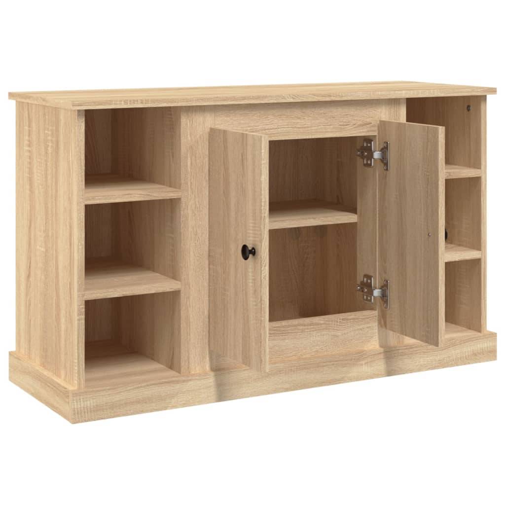 Walplus Engineered Wood Sideboard - Sonoma Oak - 100 x 35.5 x 60 cm - Image 8
