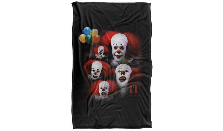 It Pennywise 1990 Faces Soft Touch Blanket - 147cm x 91cm
