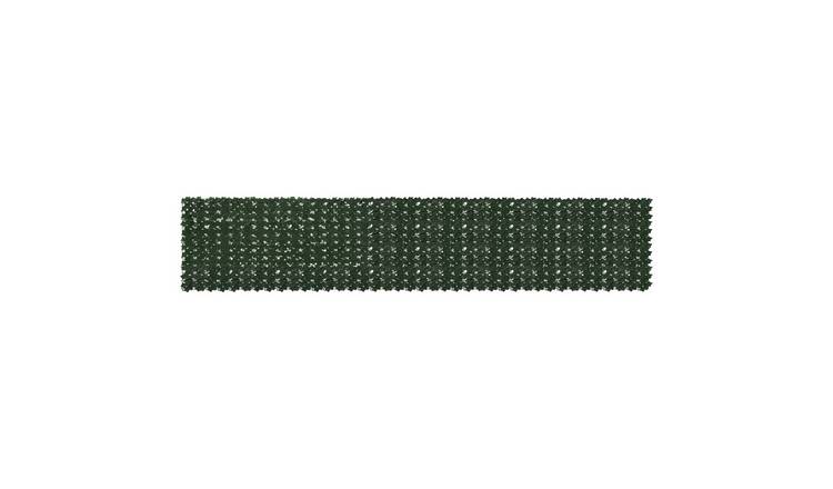 Walplus Rectangular Balcony Screen - Dark Green - 500 x 100 cm