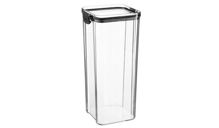 Argon Tableware Food Storage Container - Black - 24.2 x 10.2cm