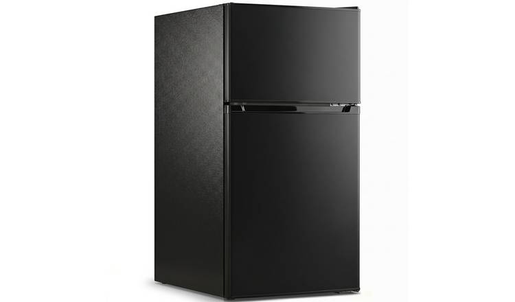 HOMCOM 88L Under Counter Fridge Freezer 5-Level Thermostat - Black