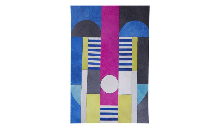 Orsina Safira Genuine Leather Wall Art - Multicoloured