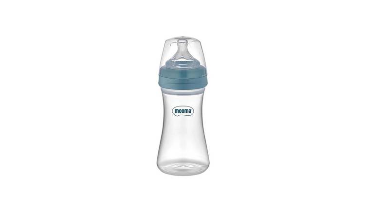 Mooma 250ml Medium Flow Kindy Feeding Bottle - Ball Blue