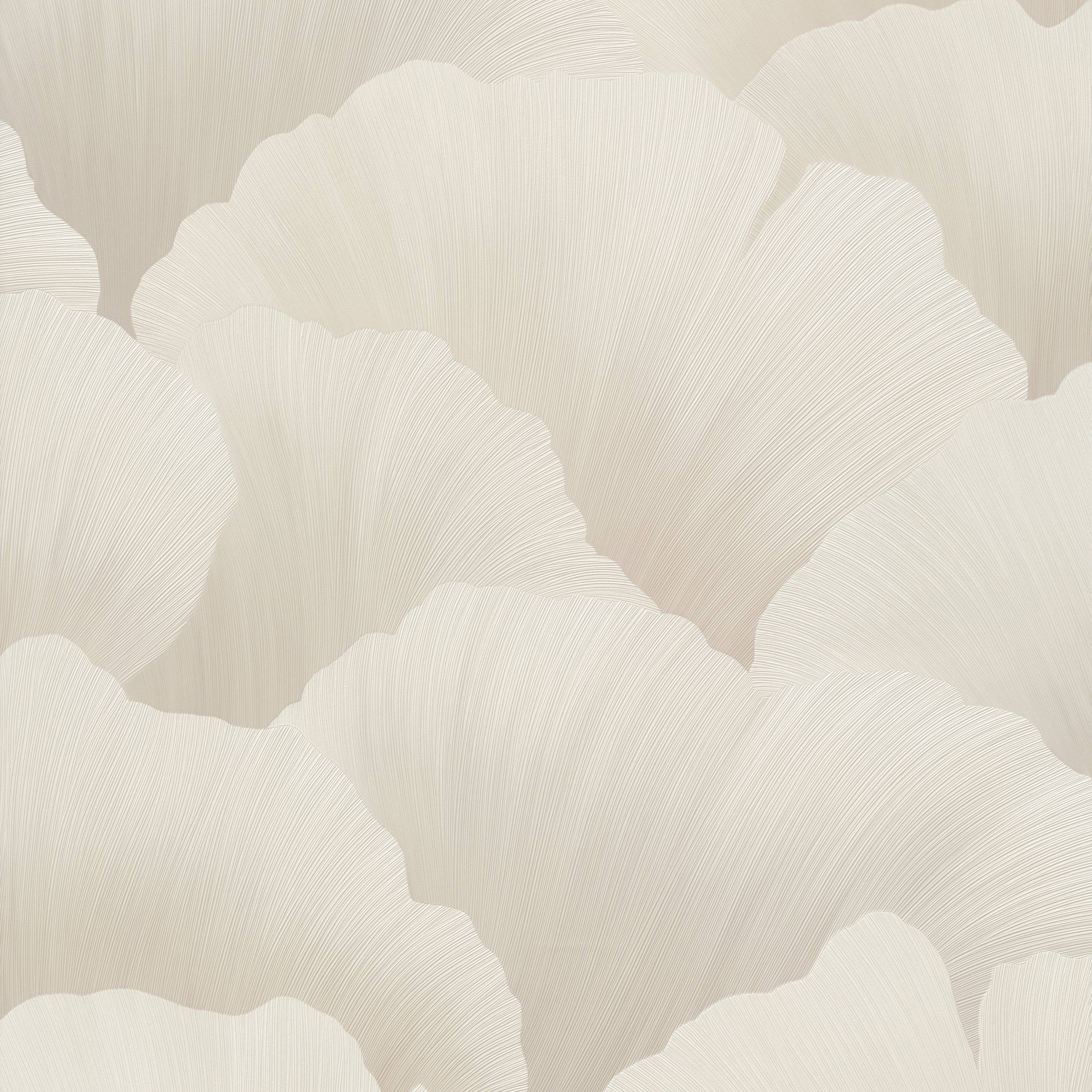 Grandeco Boutique Coral Petal Texture Embossed Wallpaper - Neutral - Image 1