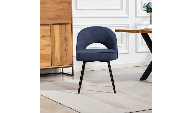 Artemis Home Ashley Fabric Dining Chairs - Set of 2 - Blue