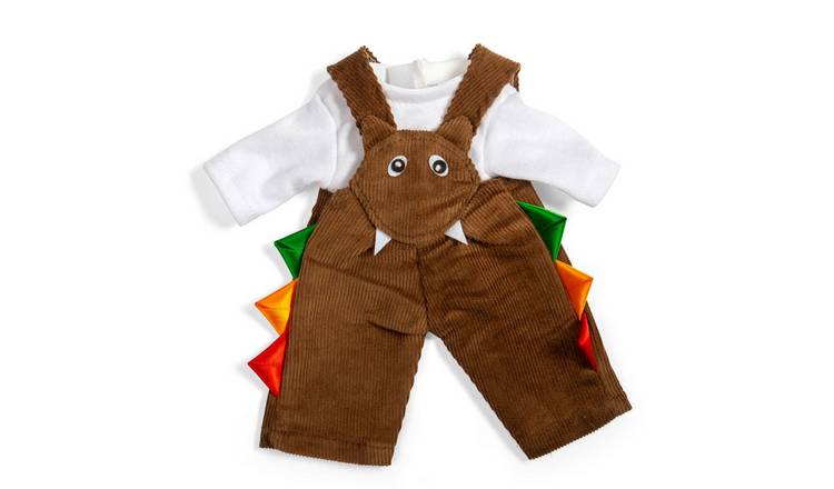 Bigjigs Toys Brown Dungarees For Small Doll
