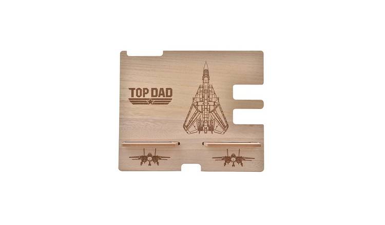 Widdop Wooden Desk Tidy - Brown