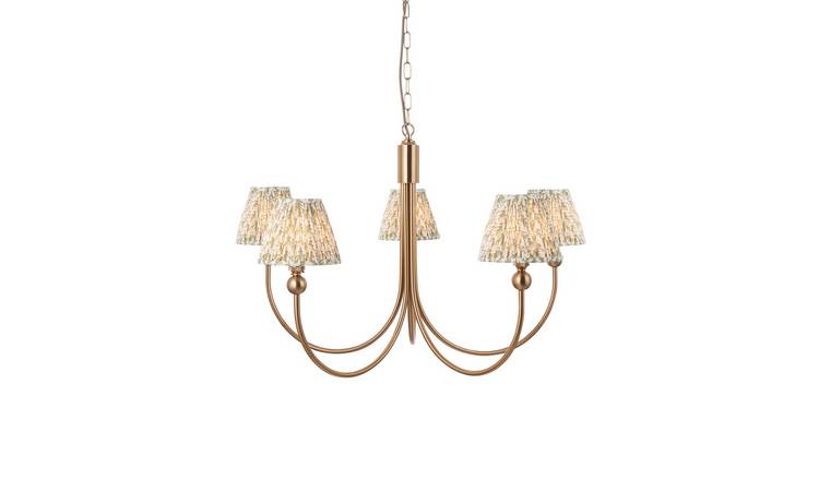 Loops Direct Steel LED Pendant Light - Brushed Aged Brass
