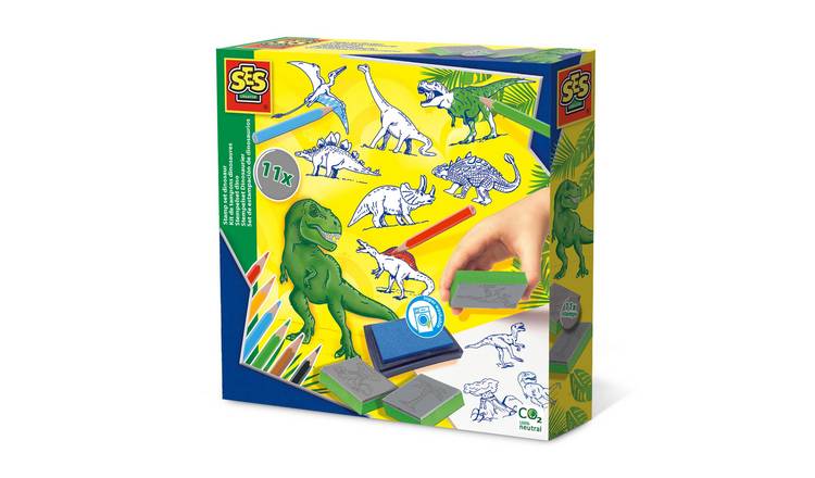 SES Creative Dinosaur Stamp Set - Mixed Colours
