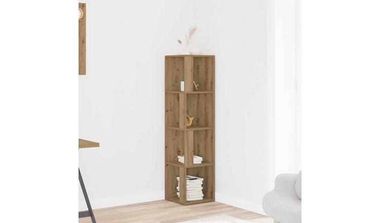 Walplus Engineered Wood Cabinet - Oak - 33 x 33 x 132 cm