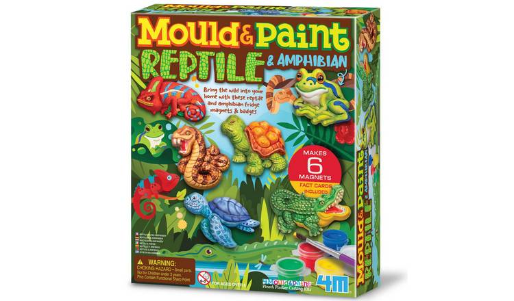 4M Mould & Paint Reptile & Amphibian - 5 Years +