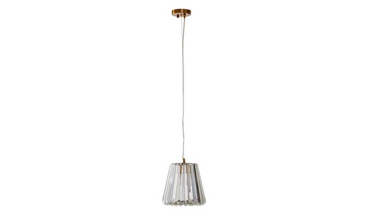Orsina Crystal Glass Pendant Light - Gold